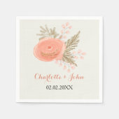 Goldblütenblume Serviette (Vorderseite)