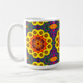 Goldblütenkaleidoskop Kaffeetasse (Links)