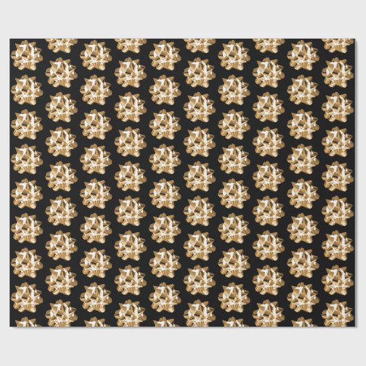 Goldbogen auf schwarzem Packpapier (Flach)