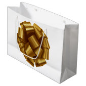 Goldbogen-Geschenktasche Große Geschenktüte (Vorderseite Schrägansicht)
