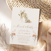 Goldboho stiletto Schuhbridal Einladung