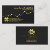 Goldbörse Devisenhändler Visitenkarte (Vorne/Hinten)