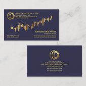 Goldbörse: Finanzberater Visitenkarte (Vorne/Hinten)