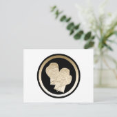 GOLDBoxhandschuhe Postkarte (Stehend Vorderseite)