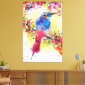 Goldbrasse Blume Blossom Wasserfarbe Leinwanddruck (Insitu (Wohnzimmer))