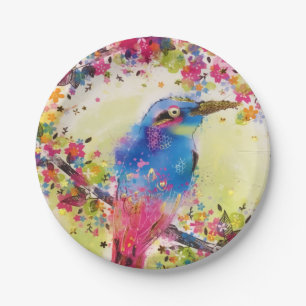 Goldbrasse Blume Blossom Wasserfarbe Pappteller