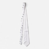 Goldbrassen - Seebrasse-Kunst Krawatte (Rückseite)