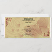 Goldbraun Einladung (Rückseite)