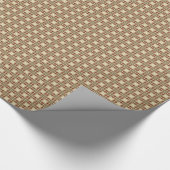 Goldbraun Geschenkpapier (Ecke)