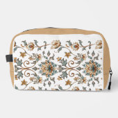 Goldbraune Toilettenbeutel Waschbeutel (Vorderseite)