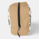 Goldbraune Toilettenbeutel Waschbeutel (Rechts)