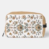 Goldbraune Toilettenbeutel Waschbeutel (Rückseite)