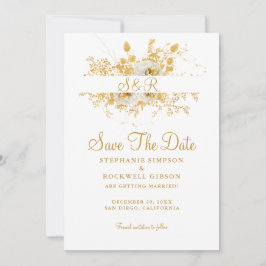 Goldbridgräbername Hochzeit Save The Date