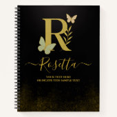 Goldbrief R Butterfly Notebook-Abdeckung Notizblock (Vorderseite)