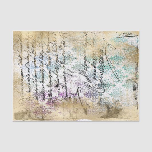 Goldbrief Seidenpapier (Vorderseite)