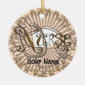 Goldbriefe Keramik Ornament (Vorne)