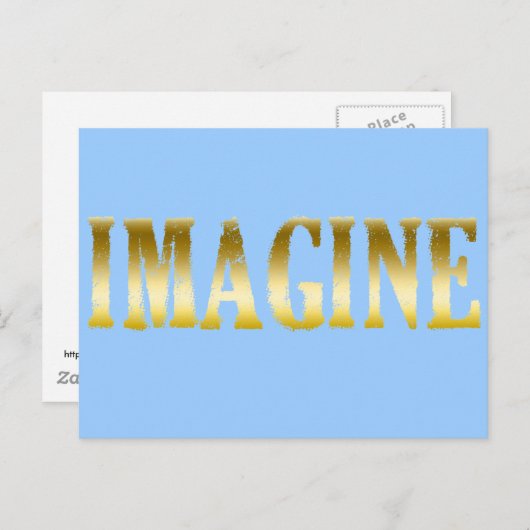 Goldbriefe stellen sich T - Shirt, Tasse, Geschenk Postkarte (Vorne/Hinten)