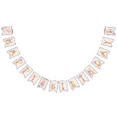 Goldbriefe und Einhörner Glücklich zum Geburtstag Wimpelkette (Alle)