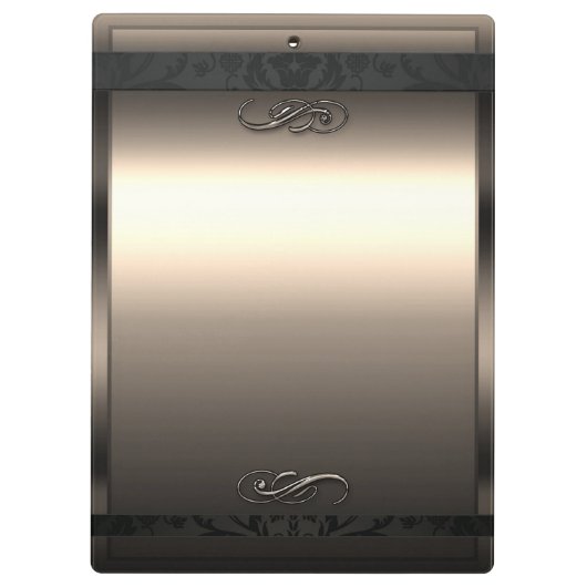 Goldbronze Shine Elegante Drei-Weltkulturerbe der  Klemmbrett (Rückseite)