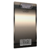 Goldbronze Shine Elegante Drei-Weltkulturerbe der Klemmbrett (Rechts)