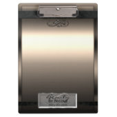 Goldbronze Shine Elegante Drei-Weltkulturerbe der  Klemmbrett (Vorderseite)