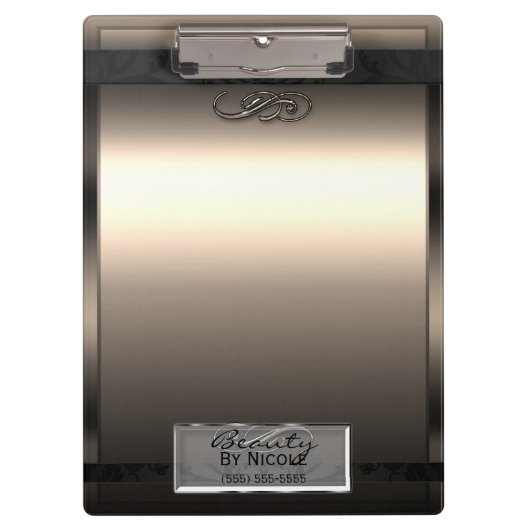 Goldbronze Shine Elegante Drei-Weltkulturerbe der Klemmbrett (Vorderseite)