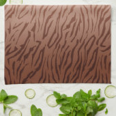 GoldbronzeOmbre Tiger-Druck Küchentuch (Gefaltet)