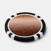 GoldbronzeOmbre Tiger-Druck Pokerchips (Einzeln)