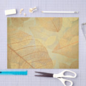 Goldbronzeskelett-Blätter Seidenpapier (Handwerk)
