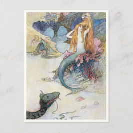 Goldbrunnen von Warwick Goble Postkarte