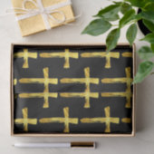 Goldbrush Cross - Christliches religiöses Crucifix Seidenpapier (Geschenk)