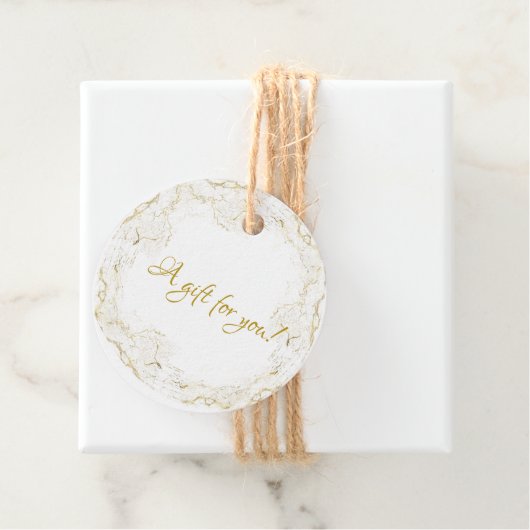 Goldbrush, Stroke Border Geschenkanhänger (Beispiel)