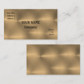 Goldbrushed Visitenkarte (Vorne/Hinten)