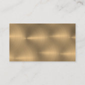 Goldbrushed Visitenkarte (Rückseite)