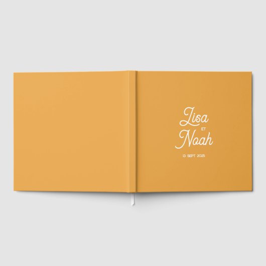 Goldbuch Colorus Orange Gästebuch (Voll)