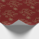 Goldbuchstaben Geschenkpapier (Ecke)