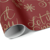 Goldbuchstaben Geschenkpapier (Rolleneckpunkt)