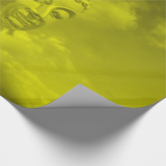 Goldbuddha Geschenkpapier (Ecke)