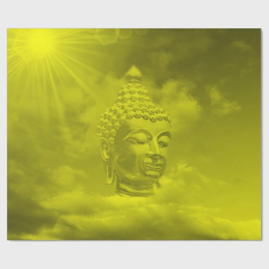 Goldbuddha Geschenkpapier (Flach)