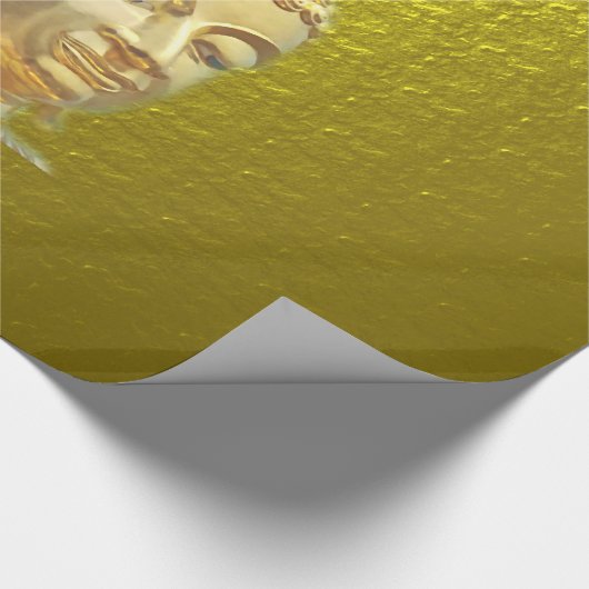 Goldbuddha Geschenkpapier (Ecke)