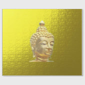 Goldbuddha Geschenkpapier (Flach)
