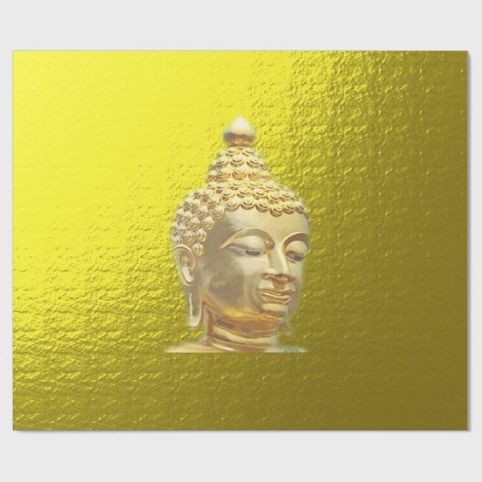 Goldbuddha Geschenkpapier (Flach)