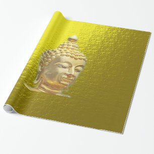 Goldbuddha Geschenkpapier