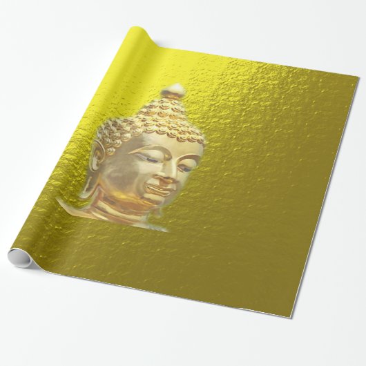 Goldbuddha Geschenkpapier (Ungerollt)