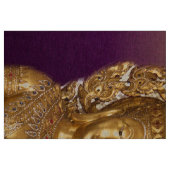 Goldbuddha in lila stoff (Fat Quarter (45,7 x 55,9 cm))