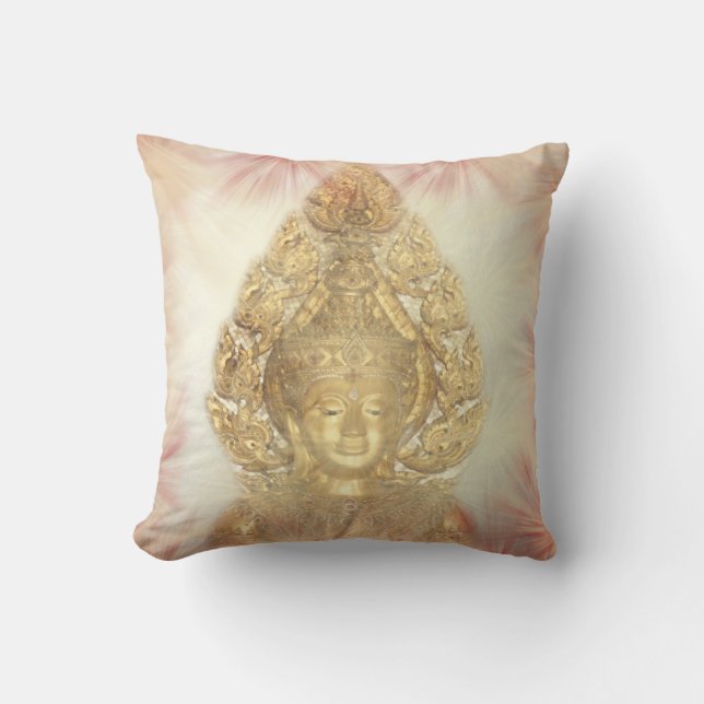 Goldbuddha Kissen (Vorderseite)