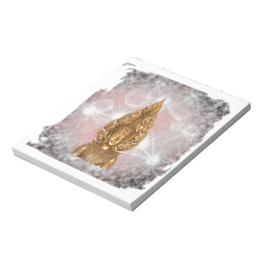 Goldbuddha Notizblock (Rotiert)