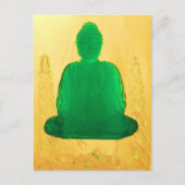 Goldbuddha Postkarte (Vorderseite)