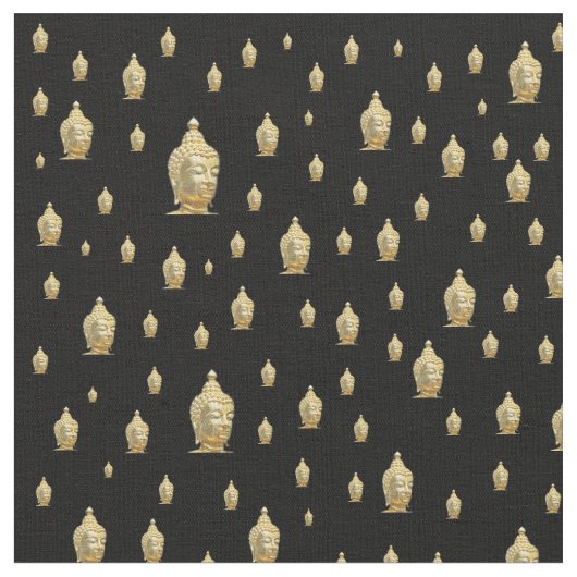 Goldbuddha Stoff (Nahaufnahme)