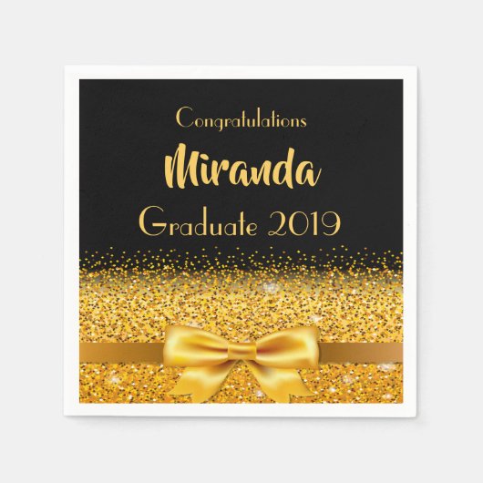 Goldbug der Graduierungspartei Serviette (Vorderseite)